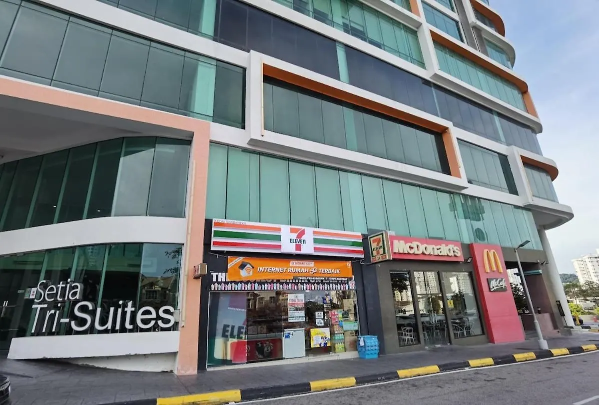 Appartamento 2Br Airport Panoramic View Family Suite Bayan Lepas Malesia